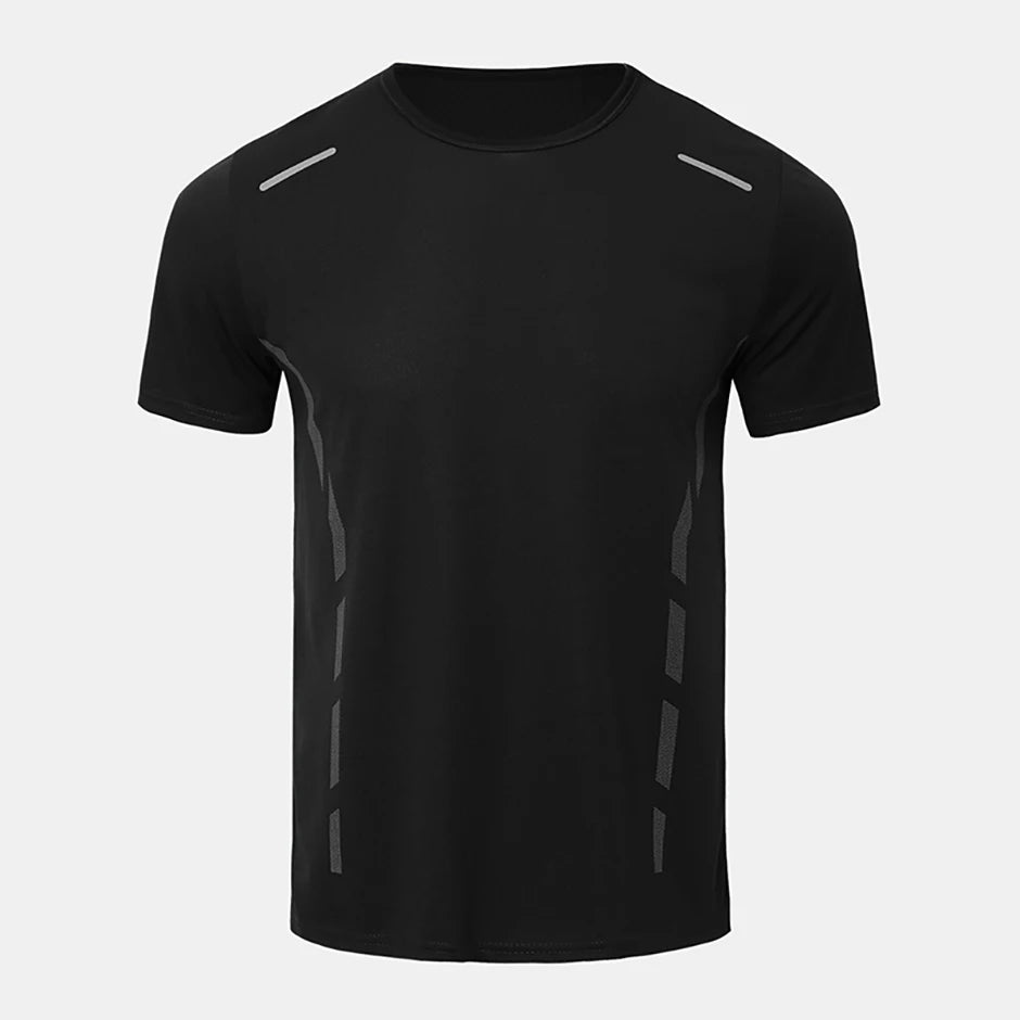 1/4 Pcs Men's Summer Quick-drying Sports Fashion Printed Short-sleeved Teens Loose and Comfortable Running Fitness Joker T-shirt