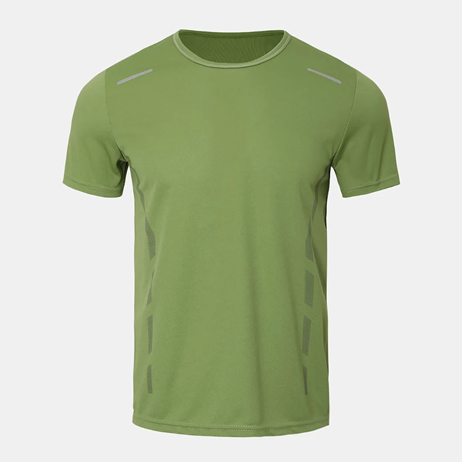 1/4 Pcs Men's Summer Quick-drying Sports Fashion Printed Short-sleeved Teens Loose and Comfortable Running Fitness Joker T-shirt